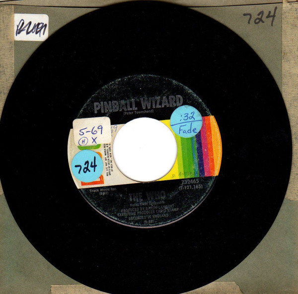 The Who-"Pinball Wizard" 1969 Original 45rpm TOMMY