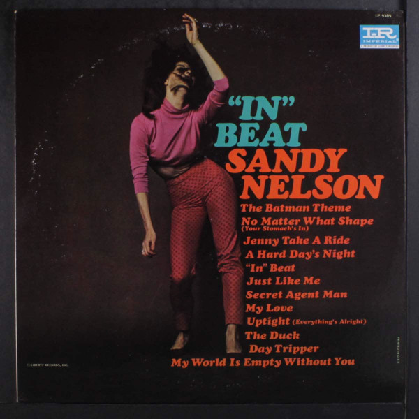 Sandy Nelson-""In" Beat" 1966 Original LP MONO