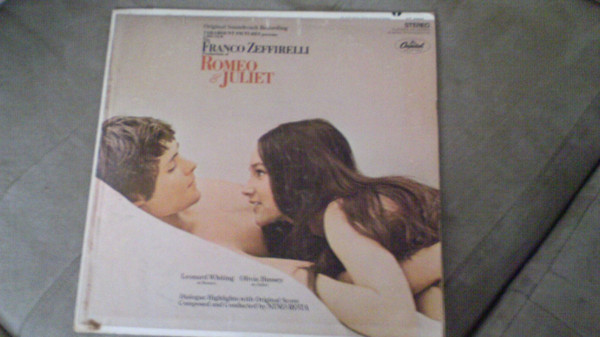 "Zeffirelli Romeo & Juliet" 1969 OST LP GREEN LABEL Nino Rota