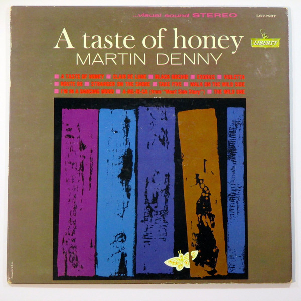 Martin Denny-"A Taste of Honey" 1962 Original LP STEREO Exotica Lounge