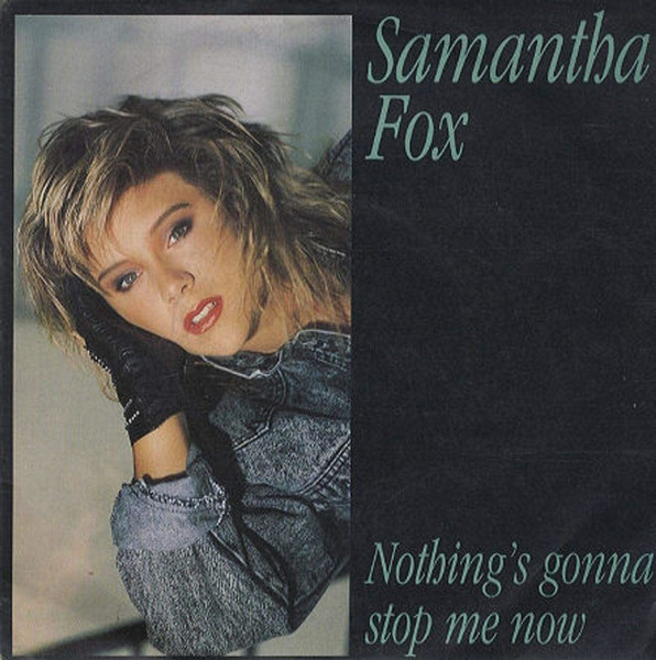 Samantha Fox-"Nothing's Gonna Stop Me"1987 PICTURE SLEEVE 45rpm