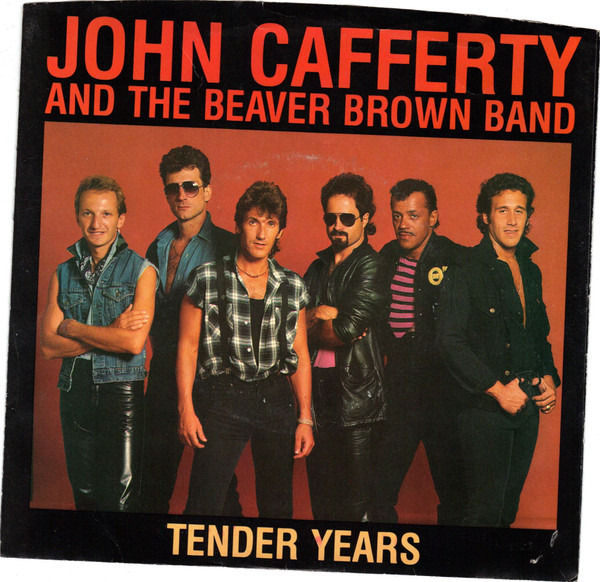 John Cafferty and The Beaver Brown Band-"Tender Years" 1984 PICTURE SLEEVE 45rpm