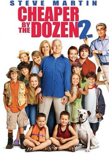 "Cheaper by the Dozen 2" 2005 Widescreen & Full Screen DVD Steve Martin