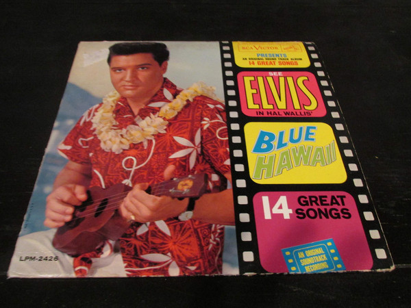 Elvis Presley-"Blue Hawaii" 1961 Original LP INNER SLEEVE STEREO!