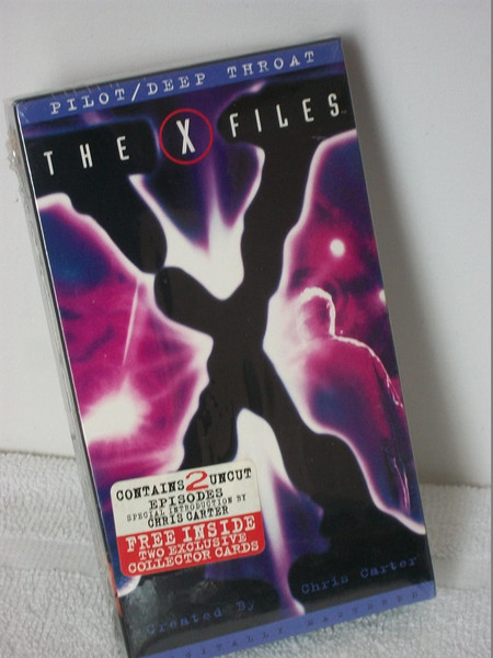 "The X-Files: Pilot/Deep Throat" 1996 VHS Tape GILLIAN ANDERSON DAVID DUCHOVNY