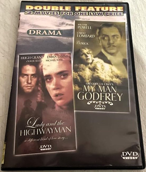 "Lady and The Highwayman" & "My Man Godfrey" DOUBLE FEATURE DVD EastWest