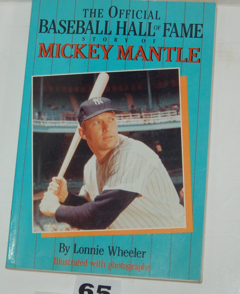 The Official Baseball Hall of Fame Story of Mickey Mantle PB BOOK Lonnie Wheeler