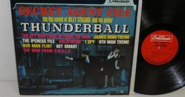 Billy Strange-"Secret Angel File" 1965 Original LOUNGE SURF SPY LP STEREO