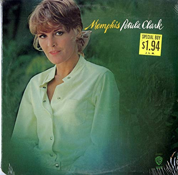 Petula Clark-"Memphis" 1970 Original LP INNER SLEEVE Chip Moman