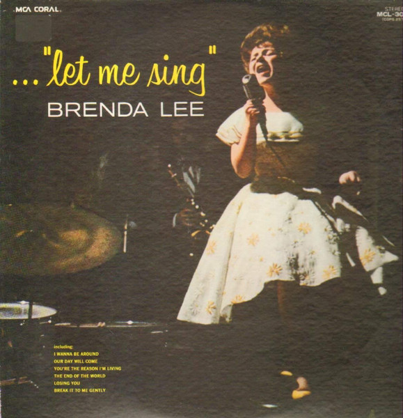 Brenda Lee-"Let Me Sing" 1963 Original LP INNER SLEEVE Stereo