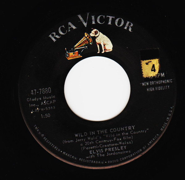 Elvis Presley-"I Feel So Bad/Wild In The Country" 1961 Original 45rpm