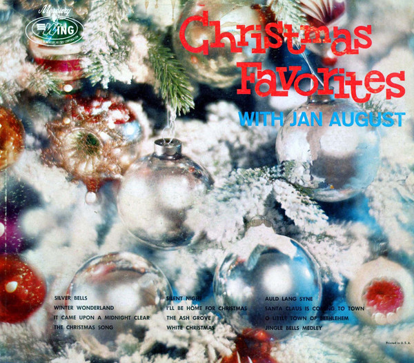 Jan August-"Christmas Favorites With" 1955 Original LP MONO