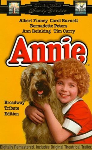 "Annie" VHS Tape BROADWAY TRIBUTE EDITION Albert Finney Carol Burnett Tim Curry