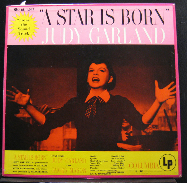 Judy Garland-"A Star Is Born"-1954 Original BOX SET LP Insert