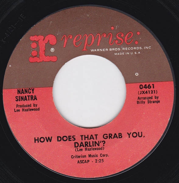 Nancy Sinatra-"How Does That Grab You Darlin'?" 1966 Original 45 LEE HAZLEWOOD