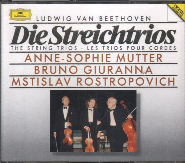 "Beethoven: Die Streichtrios (The String Trios)" 2-CD BOX-SET DGG Club Edition