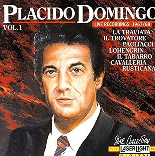 Placido Domingo-"Vol. 1-Live Recordings 1967/68" SEALED CD Laserlight Digital