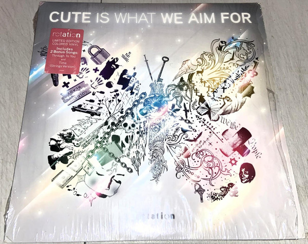 Cute Is What We Aim For-"Rotation" 2008 AUTOGRAPHED Ltd. Edition BLUE Vinyl LP
