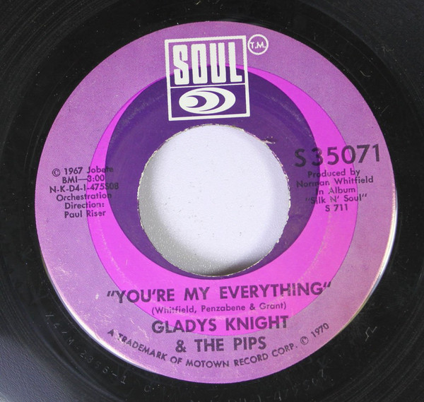 Gladys Knight & The Pips-"You Need Love Like I Do (Don't You)" 1970 Original 45