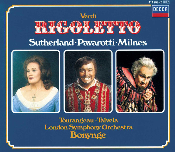 Verdi: Rigoletto 2CD Box Set-Bonynge/London Symphony Orch PAVAROTTI SUTHERLAND