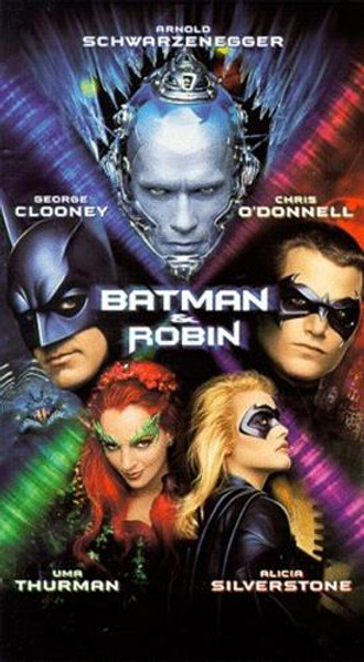 "Batman & Robin" 1997 VHS Tape SCHWARZENEGGER GEORGE CLOONEY