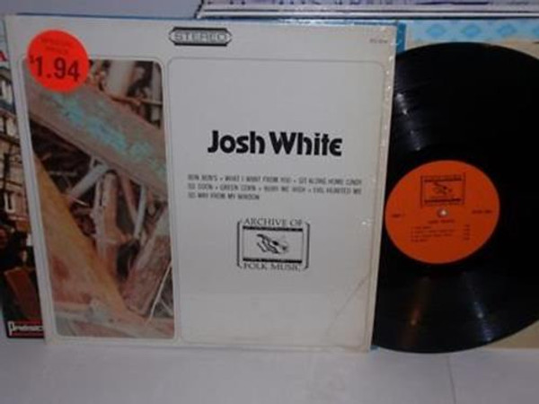 Josh White-"Archive of Folk Music" EVEREST Label LP NM/SHRINK WRAP