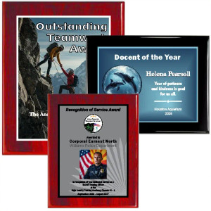 Full Color Piano Finish Plaque