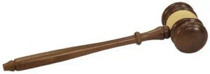10" Genuine Walnut Gavel