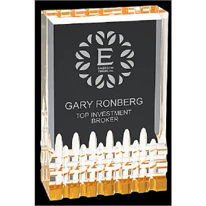 Gold Mirage Freestanding Acrylic