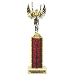 Traditional Single Round Column Trophy