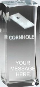 Cornhole Crystal - 4 1/2" Tall Cornhole Crystal - 4 1/2" Tall