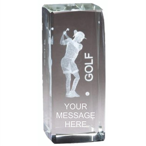 Female Golf Crystal