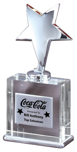 "Tombstone" Silver Star Crystal Award "Tombstone" Silver Star Crystal Award