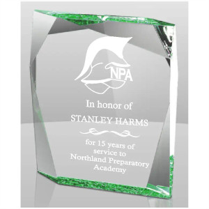 Green Jewel Bevel Acrylic