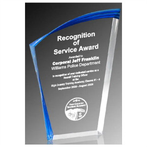 Blue Spectrum Vertex Acrylic