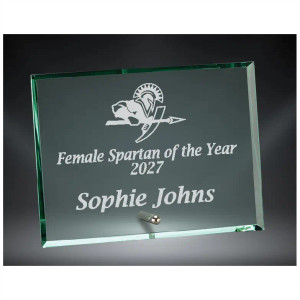 Landscape Jade Glass Stand