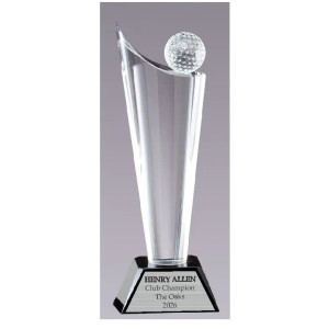 10" "LEADING EDGE" Golf Trophy
