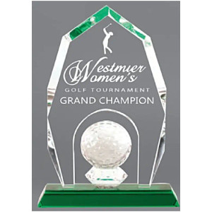 Crystal Apex with Golf Ball