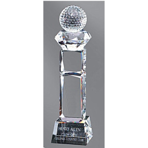 Crystal Golf Ball Column Award