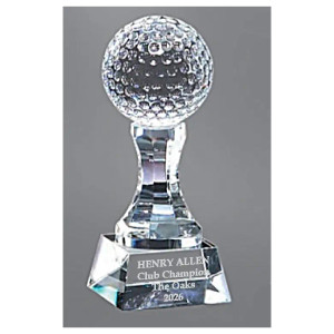Crystal Golf Ball Pedestal