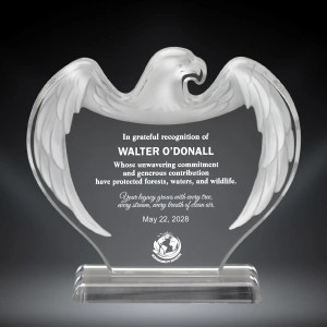 Frosted Eagle Acrylic Award