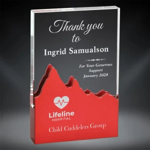 Red Elevation Glass Award