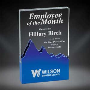 Blue Elevation Glass Award