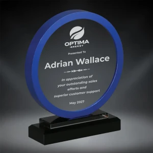 Blue Stargate Glass Award