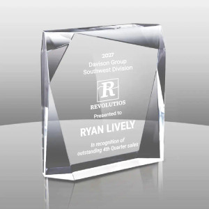 Clear Jewel Bevel Acrylic