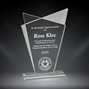 Infinity Clear Acrylic Award