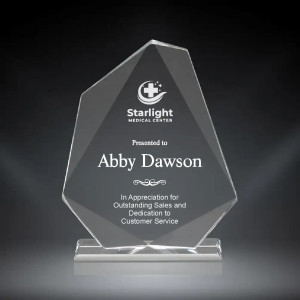 Jewel Clear Acrylic Award