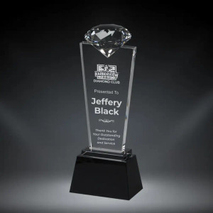 Diamond Pedestal Crystal