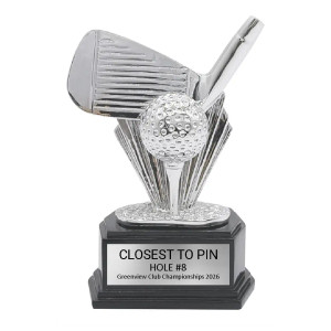 Golf Iron Resin Sculpture Trophy