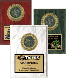 Cross Country Medallion Plaque